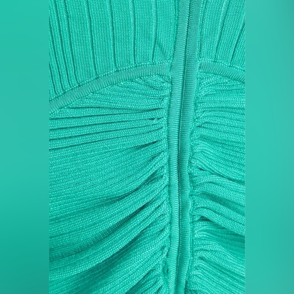 SANDRO Cropped ruched ribbed-knit top - Picture 4 of 4